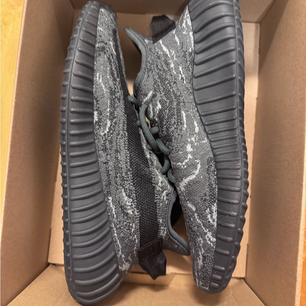 Yeezy Gray and Black Sneakers